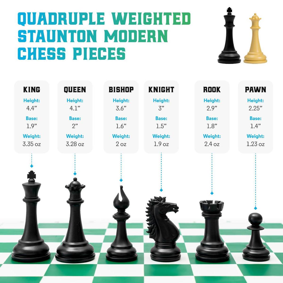 Best Chess Set Ever Torneo 4X Moderno