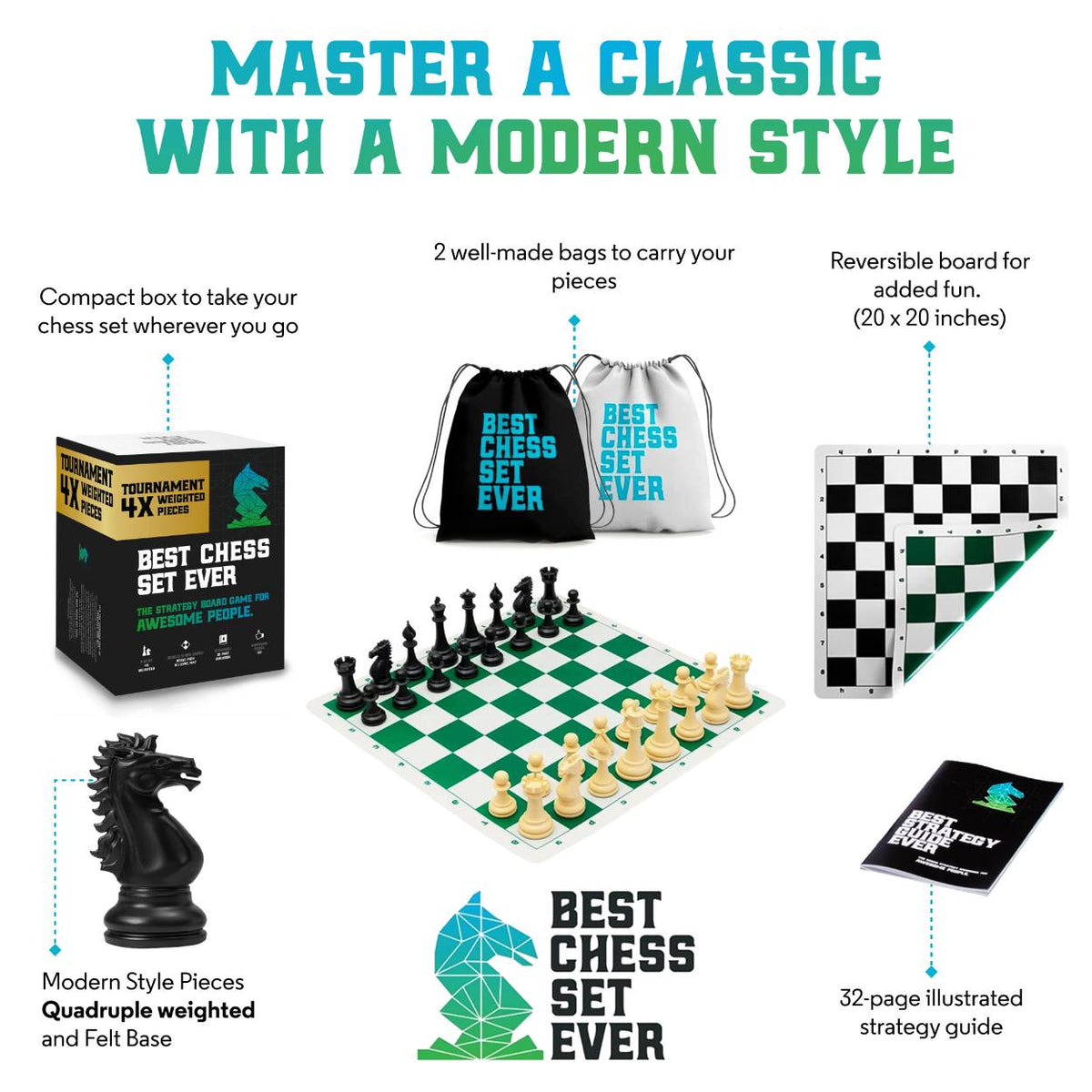 Best Chess Set Ever Torneo 4X Moderno