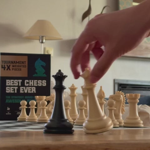 A balance test with the quadruple-weighted 4X pieces on the board