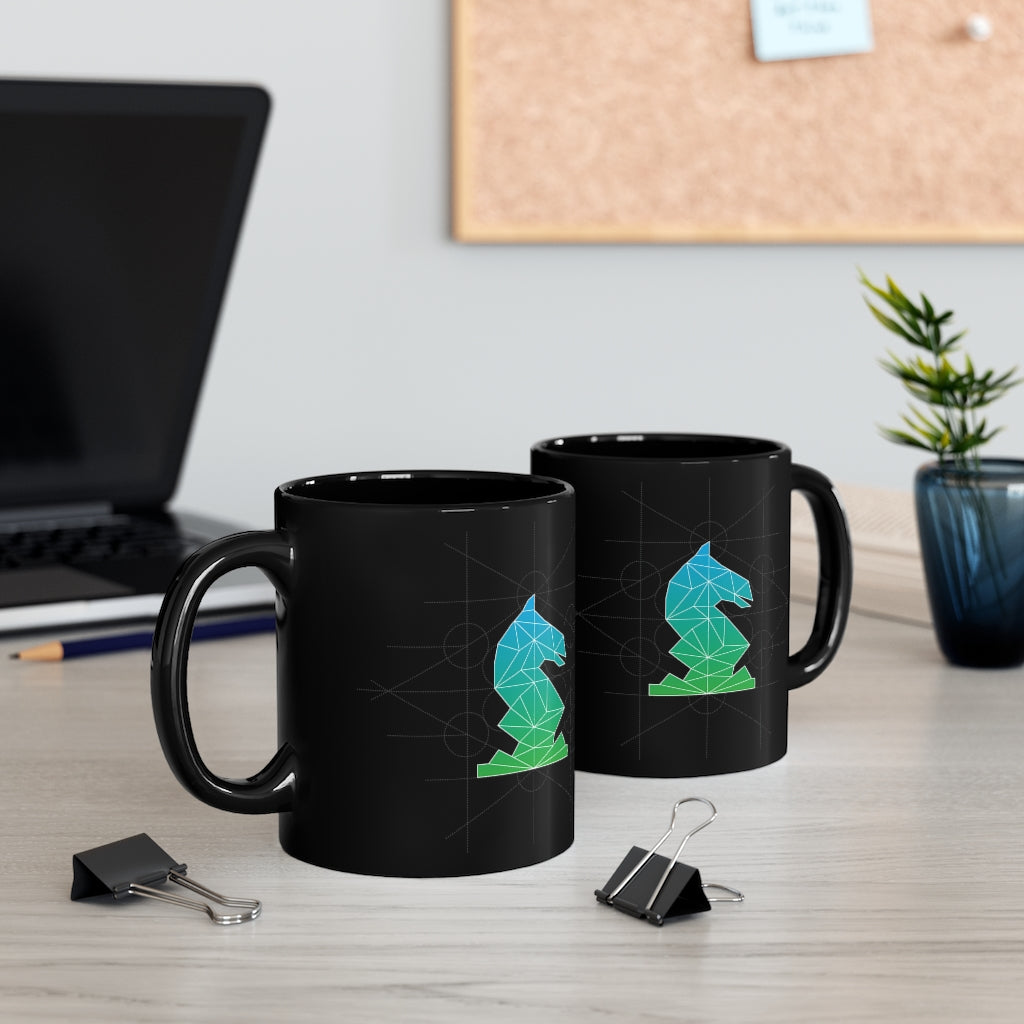 Best Knight Games 11oz Black Mug